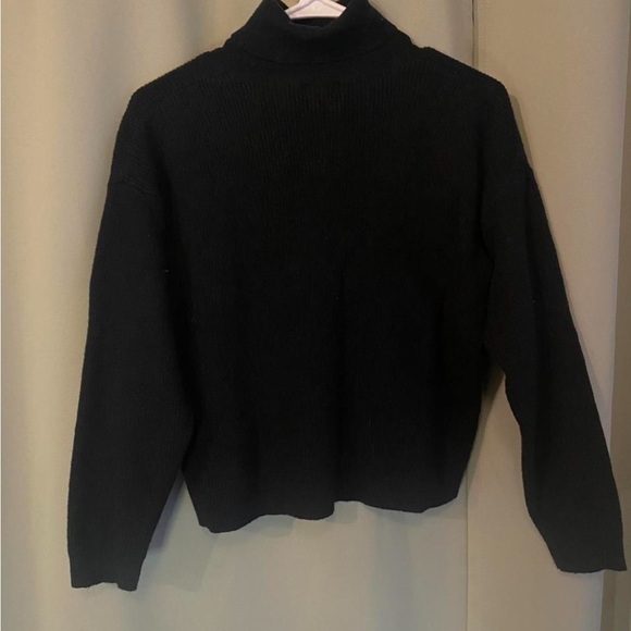 J. Crew Sweaters - J. Crew Black Turtleneck Sweater - Slim Cozy Knit